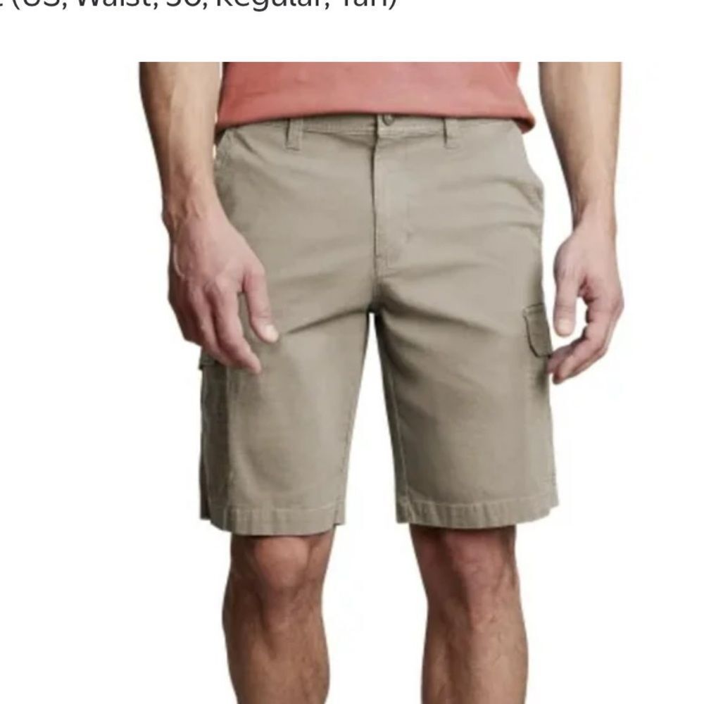 Copper & Oak Supply Co. Men's Venture Ripstop Stretch Cargo Short Tan